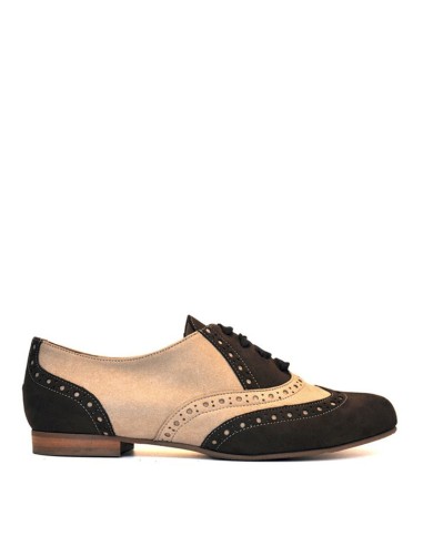 Chaussures Oxford Vegan Trendy pour Femme - MADEMOISELLE (beige) - NOAH Vegan Shoes